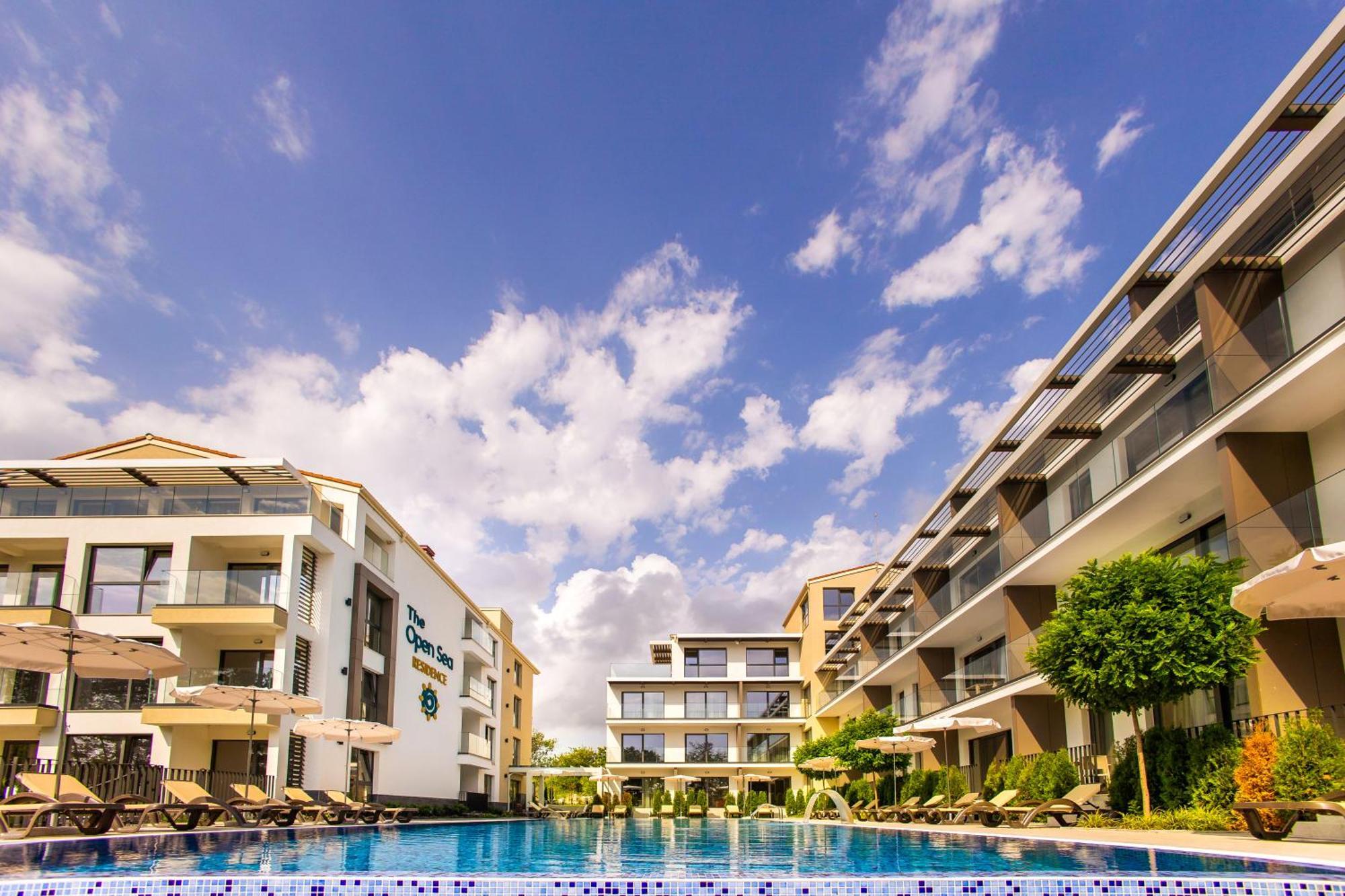 Open Sea Panorama Residence Obzor Bagian luar foto