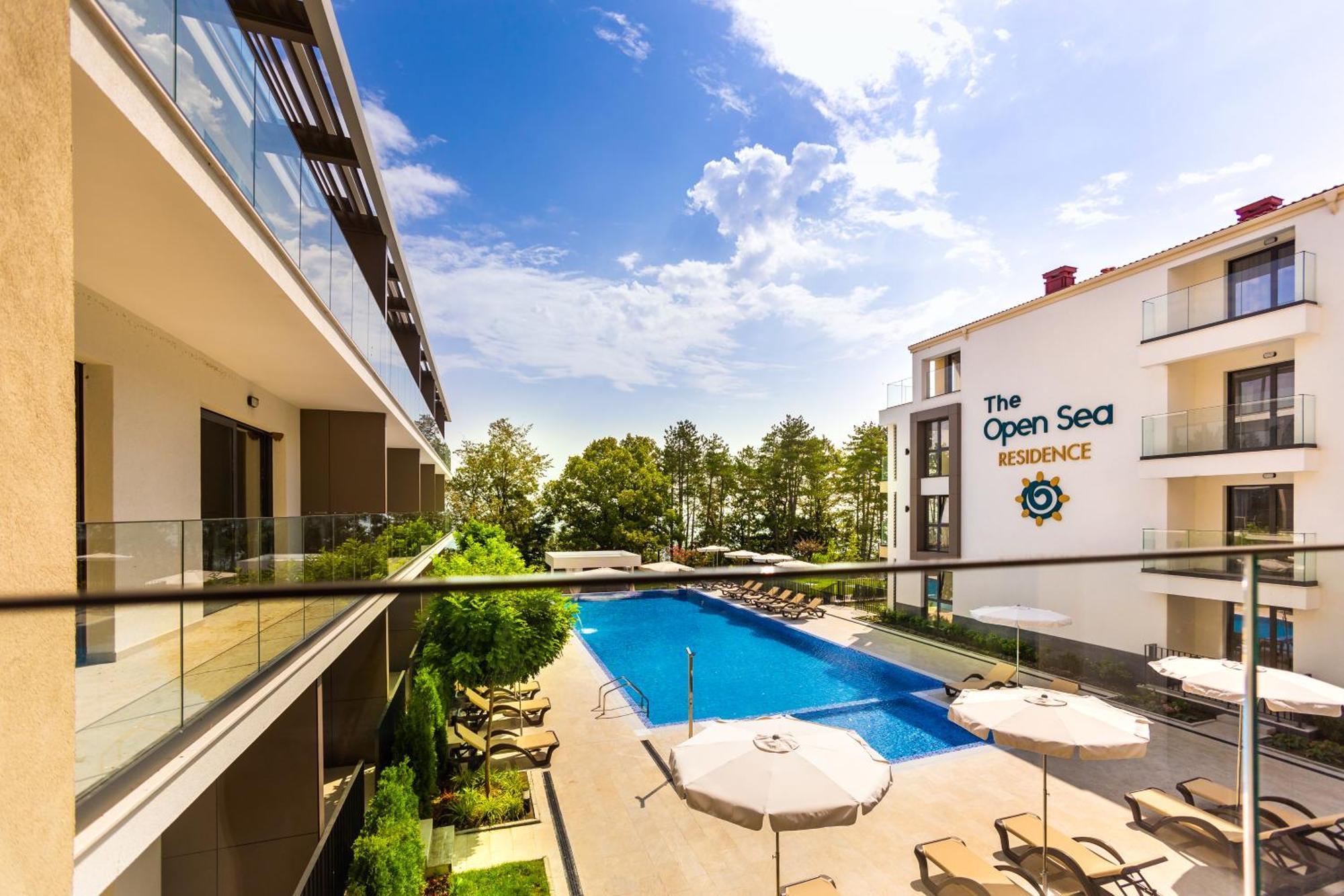 Open Sea Panorama Residence Obzor Bagian luar foto